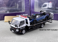Load image into Gallery viewer, UM 1:64 Police 300 HINO Dutro Mk2 Flatbed Tow Truck Model Diecast Metal Car
