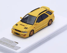 Load image into Gallery viewer, ATS 1:64 Yellow IMPREZA WRX STI GC Wagon Sport Model Diecast Metal Car New Collection
