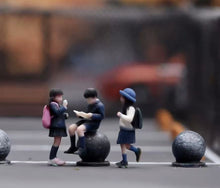 Load image into Gallery viewer, 1:64 Painted Figure Model Miniature Resin Diorama Toy Sand Uniform Student Kids
