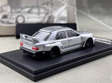 Load image into Gallery viewer, RM 1:64 Silver W124 Widebody Sedan Sports Model Diecast Metal Car New Collection
