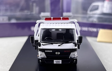 Load image into Gallery viewer, UM 1:64 Police 300 HINO Dutro Mk2 Flatbed Tow Truck Model Diecast Metal Car
