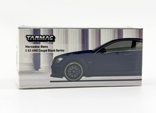 Load image into Gallery viewer, Tarmac 1:64 Black Benz C63 AMG Coupe Sports Model Diecast Metal Car New Collection
