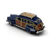 Load image into Gallery viewer, 1:87 Blue Chrysler T&amp;C Woody Wagon Sports Classic Model Diecast Metal Car New Collection
