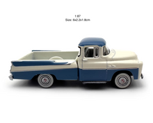 Load image into Gallery viewer, 1:87 Blue D100 Stepside Pickup Truck Vintage Sport Model Diecast Metal Car New Collection
