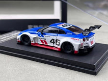 Load image into Gallery viewer, MC 1:64 Blue GTR R35 LBWK RR #46 Sports Model Diecast Metal Car New Collection
