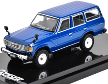 Load image into Gallery viewer, Hobby Japan 1:64 Blue 1981 Land Cruiser LC60 SUV Model Diecast Metal Car New Collection
