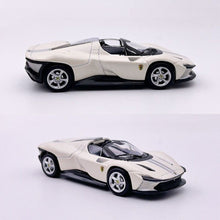Load image into Gallery viewer, Bburago 1:64 White Ferrari Daytona SP3 Sports Model Diecast Metal Car New Collection
