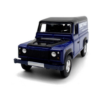 Load image into Gallery viewer, 1:76 Blue Defender Britpart ORV Classic Sports Model Diecast Metal Car New Collection
