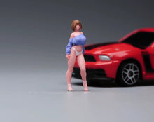 Load image into Gallery viewer, 1:64 Painted Figure Model Miniature Resin Diorama Toy Sand Pretty Lady Beauty
