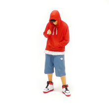 Load image into Gallery viewer, 1:64 Painted Figure Mini Model Miniature Resin Diorama Garden Street Boy Dog Set
