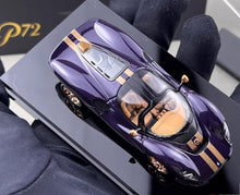 Load image into Gallery viewer, Mirage 1:64 Purple P72 Racing Sports Model Diecast Metal Car New Collection
