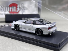 Load image into Gallery viewer, MT 1:64 Silver Silvia S13 180SX Spirit REI Sports Model Diecast Metal Car New Collection
