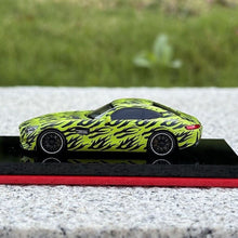 Load image into Gallery viewer, Scalemini 1:64 Yellow Fire GTS Racing Sports Model Diecast Resin Car New
