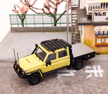 Load image into Gallery viewer, AB 1:64 Yellow Land Cruiser J70 LC79 Pickup Truck Model Diecast Metal Car New

