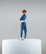Load image into Gallery viewer, 1:64 Painted Figure Mini Model Toy Miniature Car Scenes Resin Sports Girl Lady
