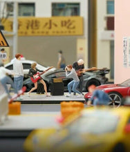 Load image into Gallery viewer, 1:64 Painted Figure Mini Model Miniature Resin Diorama Sand Street Camera Man
