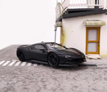 Load image into Gallery viewer, FINE 1:64 Black Novitec SF90 Wheel Racing Sports Model Diecast Metal Car New

