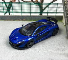 Load image into Gallery viewer, LCD 1:64 Blue P1 Super Racing Sports Coupe Model Diecast Metal Car New Collection
