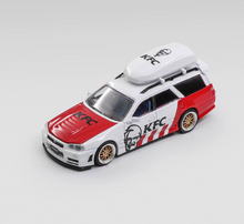 Load image into Gallery viewer, ZOOM 1:64 White Stagea WC34 260RS Wagon Sports Model Diecast Metal Car New Collection
