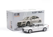 Load image into Gallery viewer, XCARTOY 1:64 Silver A8 D3 Luxury Sedan Sports Model Diecast Metal Car New Collection

