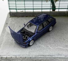 Load image into Gallery viewer, Mortal 1:64 HEC Blue E34 ALPINA B10 TOURING Sports Model Diecast Metal Car BN
