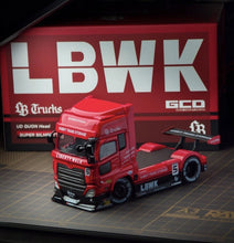 Load image into Gallery viewer, GCD 1:64 Red UD Quon LBWK Truck Tractor #5 Sports Model Diecast Metal Car New Collection
