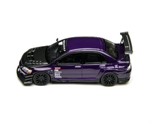 Load image into Gallery viewer, TM 1:64 Purple Carbon Lancer EVO 9 IX Sports Model Diecast Metal Car New Collection
