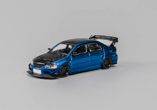 Load image into Gallery viewer, CM 1:64 Blue Carbon Lancer Evo 9 IX Voltex Sports Model Diecast Metal Car New Collection
