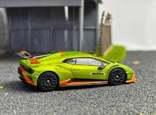 Load image into Gallery viewer, MINIGT 1:64 Green Huracan STO Racing Sports Model Diecast Metal Car #547
