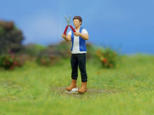 Load image into Gallery viewer, 1:64 Painted Figure Model Miniature Resin Diorama Sand Gardener Nurseryman Woman Collection
