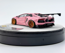 Load image into Gallery viewer, PGM 1:64 Pink LBWK Aventador LP700-4 Round Sports Model Diecast Metal Car New Collection
