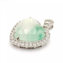 Load image into Gallery viewer, Nature Jade Heart Love Pendant Necklace Gift Jewelry charm Blessing Lucky New
