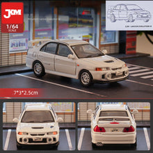 Load image into Gallery viewer, JKM 1:64 White JDM Mitsubishi Lancer Evolution EVO 4 IV Racing Sport Model Toy Metal Car
