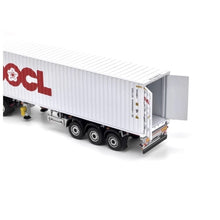 Load image into Gallery viewer, UM 1:64 Yellow Scania730S Container Delivery Truck Model Diecast Metal Car BN
