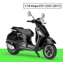 Load image into Gallery viewer, WELLY 1:18 2017 GTS 125CC Sports Classic Model Diecast Metal Motorcycle
