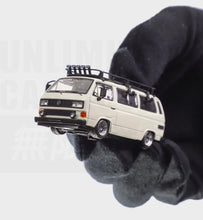 Load image into Gallery viewer, Mortal 1:64 White VW T3 Multi Van Camper Sports Model Diecast Metal Car New Collection
