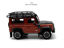 Load image into Gallery viewer, 1:76 Orange Defender 90 ORV SUV Sports Model Diecast Metal Car New Collection
