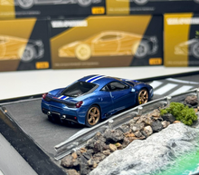 Load image into Gallery viewer, TOC 1:64 Blue FE458 Speciale Sports Model Diecast Metal Car New Collection
