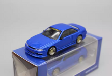 Load image into Gallery viewer, Tarmac 1:64 JDM Blue Silvia S14 VERTEX Sports Model Diecast Metal Car New
