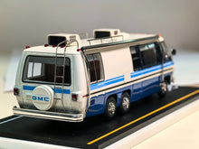 Load image into Gallery viewer, MK 1:64 Blue APA GMC Motor Home Road Trip RV Van Model Diecast Resin Car New Collection
