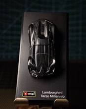 Load image into Gallery viewer, Bburago 1:64 Black Terzo Millennio Sports Model Diecast Metal Car New Collection
