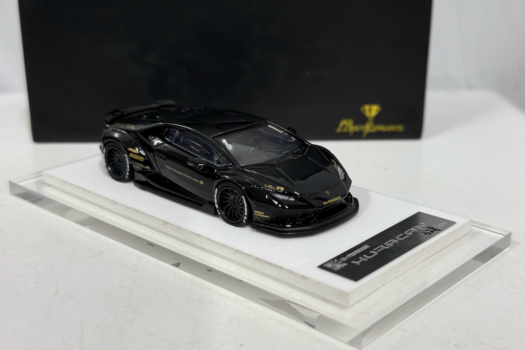 Onemodel 1:64 Black LP610 Huracan LB Sports Model Diecast Resin Car New Collection