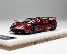 Load image into Gallery viewer, HH 1:64 Red Carbon Huayra Tricolore Convertible Model Diecast Metal Car New Collection
