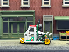Load image into Gallery viewer, Liberty 1:64 White 3 Wheeled Motorcycle Sports Model Diecast Metal Car New Collection
