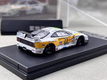 Load image into Gallery viewer, GP 1:64 Yellow White F40 #23 LBWK Racing Sports Model Diecast Metal Car New Collection
