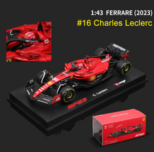 Load image into Gallery viewer, Bburago 1:43 2023 F1 SF23 #16 Formula One Racing Sports Model Toy Metal Car
