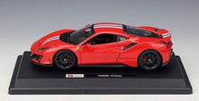 Load image into Gallery viewer, Bburago 1:24 488 Pista Racing Sports Model Toy Diecast Metal Car BN
