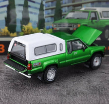 Load image into Gallery viewer, GCD 1:64 1985 Green Hilux Xtra Cab Pickup Truck Model Diecast Metal Car New Collection
