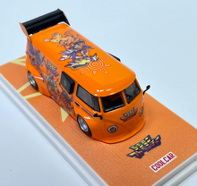Load image into Gallery viewer, CC 1:64 Orange Dinosaur VW T1 Widebody Van Sports Model Diecast Metal Car New Collection
