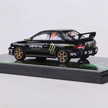 Load image into Gallery viewer, FW 1:64 Black 2004 WRC STI #43 Racing Sports Model Diecast Metal Car BN
